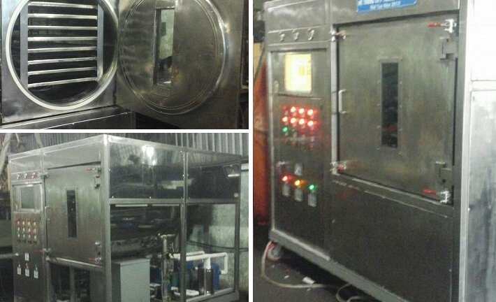 Hệ thống sấy thăng hoa kết hợp bơm nhiệt năng suất cao