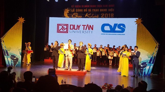 Đại học Duy Tân tiếp tục đạt Giải thưởng Sao Khuê 2018