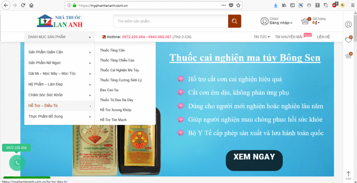 Nhà thuốc Lan Anh từng bị 'tố' quảng cáo thực phẩm chức năng sai quy định