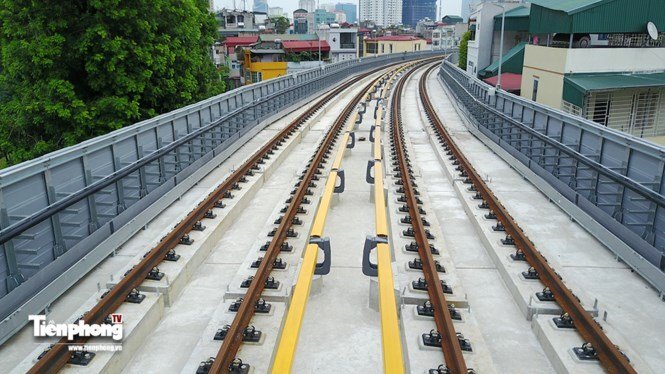 Hình ảnh dự án đường sắt Cát Linh - Hà Đông trước ngày chạy thử