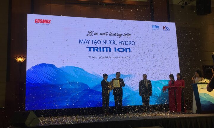 Ra mắt thương hiệu máy tạo nước Trim Ion ở Việt Nam