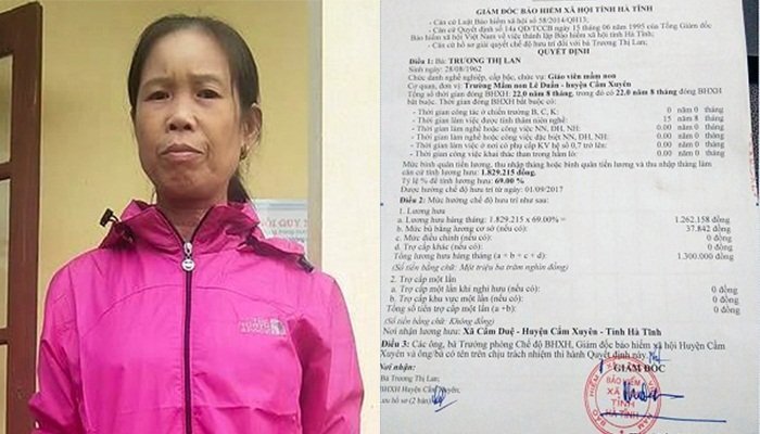 Hơn 3.000 người sẽ nhận mức lương như cô giáo mầm non 37 năm công tác lương hưu 1,3 triệu đồng