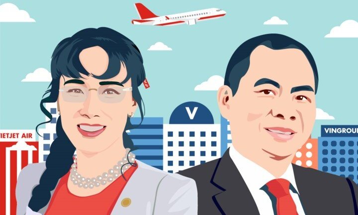 Ngoài tiền từ cổ phiếu, tài sản 2 tỷ phú giàu nhất Việt Nam còn có gì?