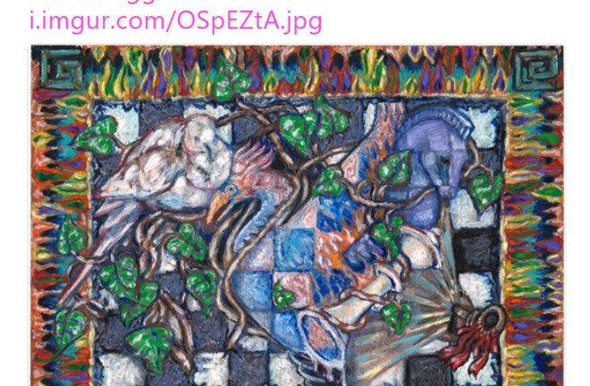 Bức tranh bí ẩn chứa 5 Bitcoin vẫn chưa có lời giải