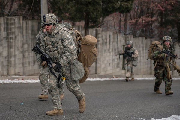 Hình ảnh Mỹ - Hàn tập phá vũ khí hủy diệt hàng loạt Triều Tiên