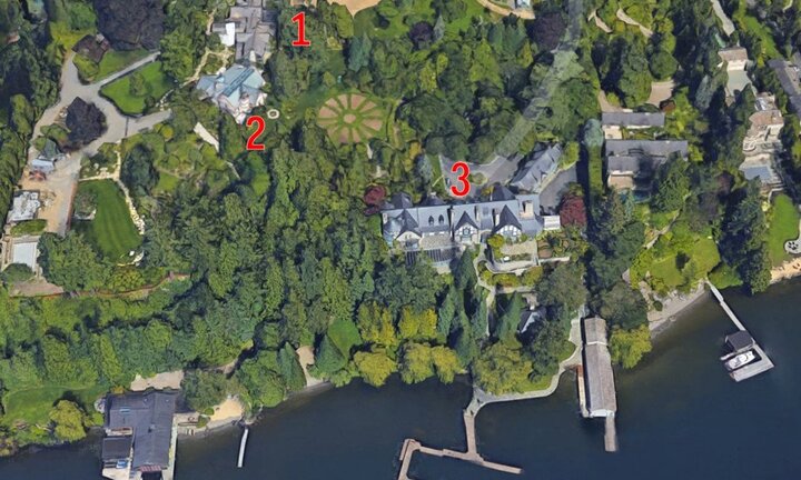 Khu vực đắt đỏ có tư dinh của hai tỷ phú giàu nhất thế giới