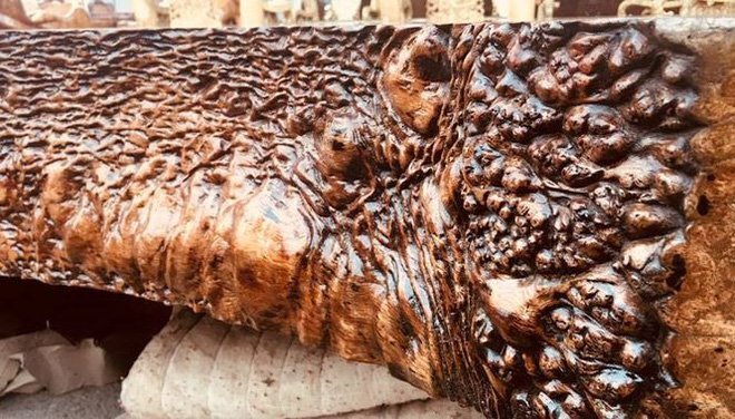 Chiêm ngưỡng sập gỗ nu cẩm lai giá 3 tỷ đồng ở Hà Nội