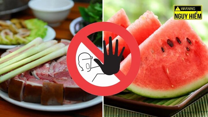 Các thực phẩm kỵ nhau cần tránh trong dịp Tết