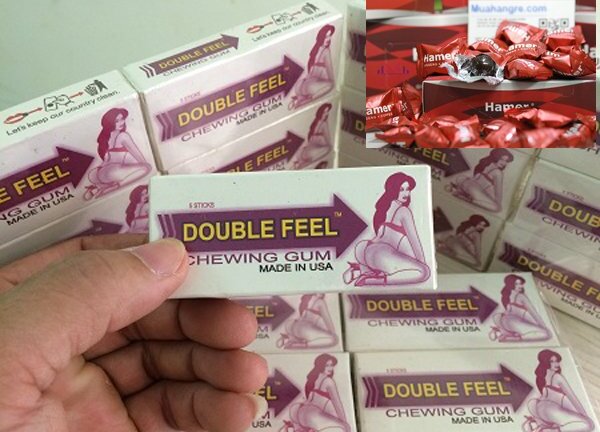 Hoảng hồn thực phẩm kích dục 'đội lốt' kẹo cao su, kẹo sâm