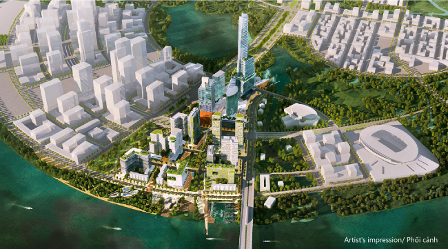 Khu phức hợp Sóng Việt 7.300 tỷ đồng ở Thủ Thiêm: Sau chủ HD MonCity, Kepple Land là ai?