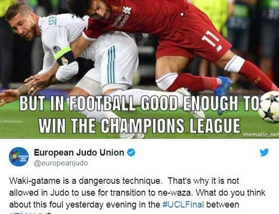 Liên đoàn Judo châu Âu: Ramos dùng kỹ thuật cấm để hạ Salah