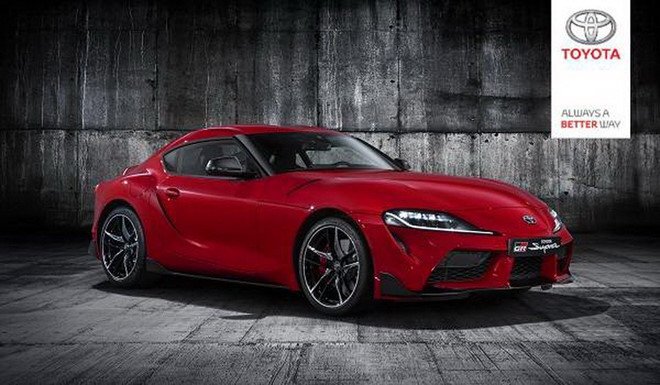 Toyota Supra 2020 lộ nguyên hình trước ngày ra mắt