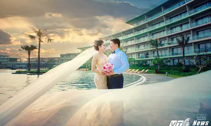 Ảnh cưới lãng mạn của nữ công an khiến bạn trẻ ngưỡng mộ
