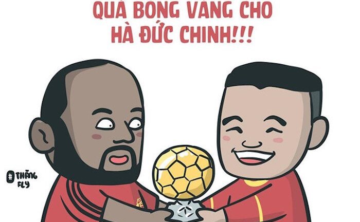 Ảnh chế khen ngợi Đức Chinh không còn là anh chàng 'chân gỗ' sau chiến thắng trước U23 Thái Lan