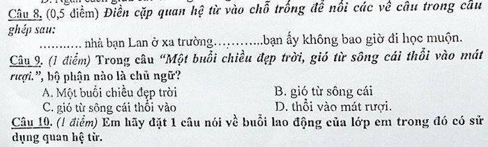 Dân mạng tranh luận về chủ ngữ của một câu hỏi tiếng Việt