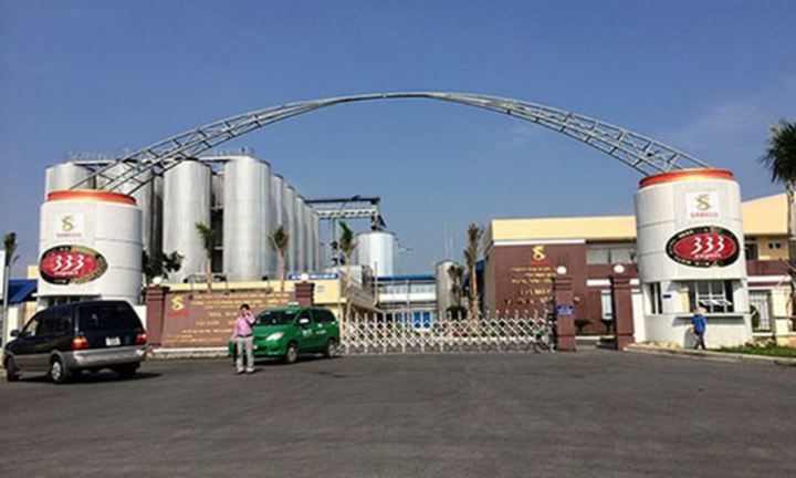 Giá cổ phiếu bia Sài Gòn đang đà lao dốc