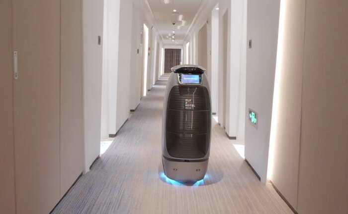 Bên trong khách sạn do robot vận hành của Alibaba