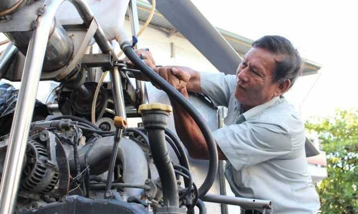 Cận cảnh máy bay trực thăng 'Giấc mơ' vừa cất cánh của kỹ sư hai lúa Bùi Hiển