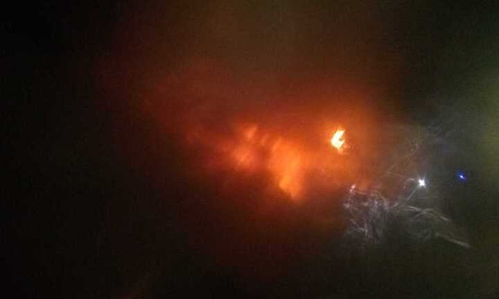 'Bà hỏa' thiêu rụi trại nấm trong đêm