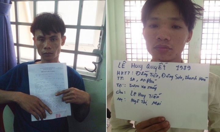 Bắt nóng hai tên cướp đi xe máy không chìa khóa