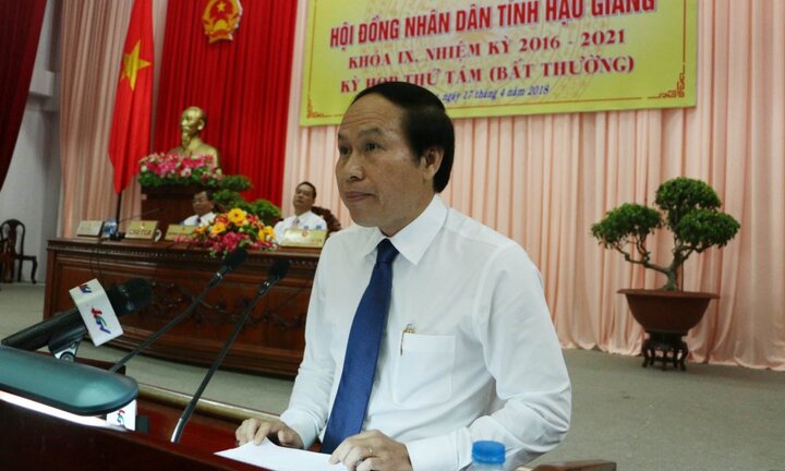 Ông Lê Tiến Châu được bầu làm Chủ tịch UBND tỉnh Hậu Giang