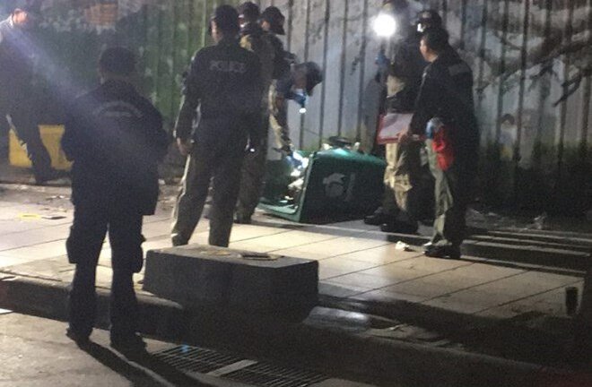 Bom phát nổ tại trung tâm Bangkok