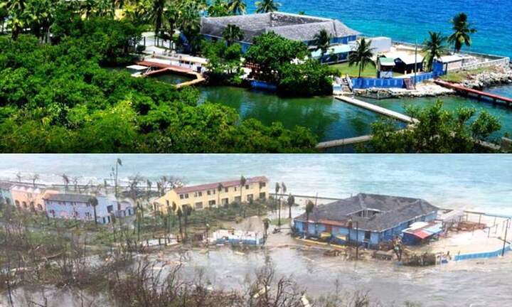 Sức tàn phá khủng khiếp của siêu bão Irma qua các bức ảnh trước và sau khi đổ bộ