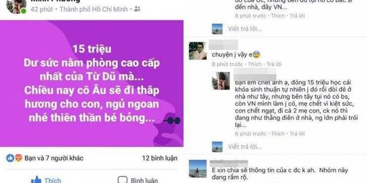 Sinh con thuận tự nhiên: Mẹ chết vì kiệt sức, con chết ngạt chấn động mạng xã hội?
