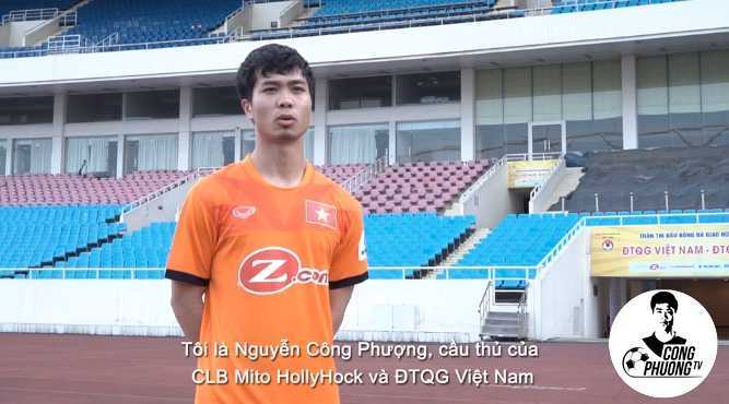 Kênh Công Phượng TV chính thức lên sóng