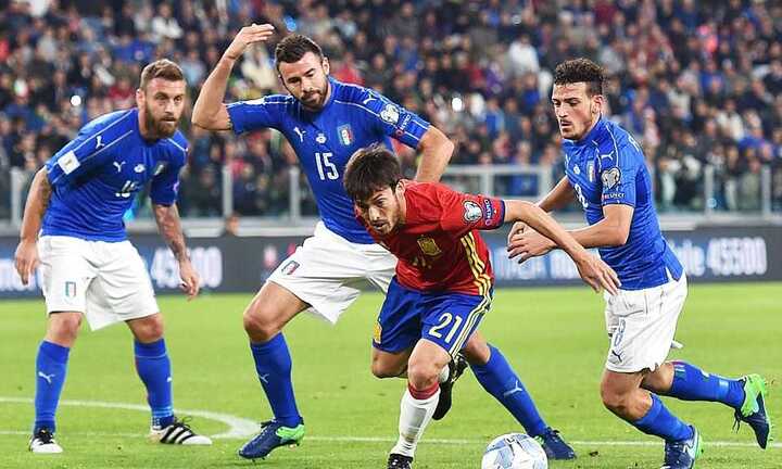 Kết quả vòng loại World Cup 2018 khu vực châu Âu: Italia, Tây Ban Nha bất phân thắng bại