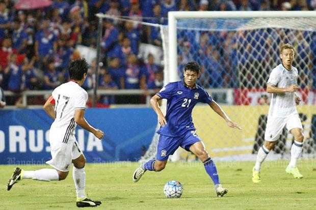 Thái Lan thua trận thứ 2 liên tiếp ở vòng loại World Cup 2018