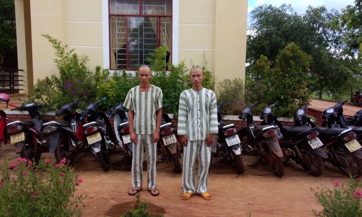 Hai tên trộm dùng 'chiêu độc' vào làng lấy hàng chục xe máy