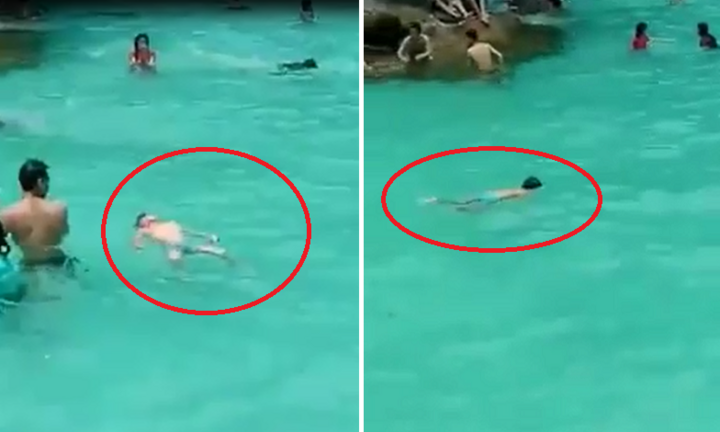 Sự thật clip nhiều người thản nhiên nhìn bé trai bị đuối nước ở bể bơi