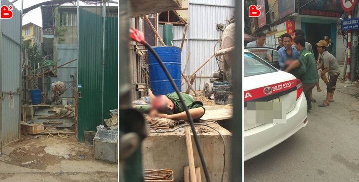 Người đàn ông bị thương nặng sau tiếng nổ lớn trên phố Hà Nội