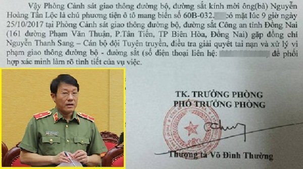 Chánh văn phòng Bộ Công an: Người bị cách chức nay làm Phó phòng CSGT là điều bình thường