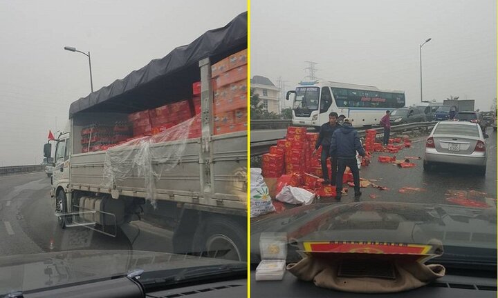 Công an xác minh thông tin tài xế taxi 'hôi của' xe tải gặp nạn rồi bỏ chạy