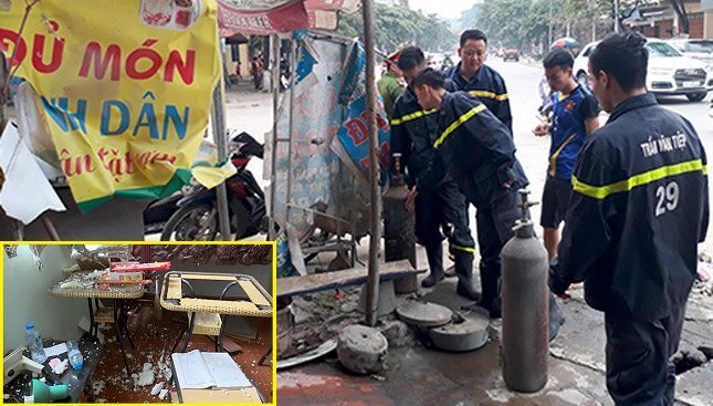 Nổ bình khí ở Yên Bái, 1 người bị thương