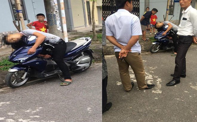 Bàng hoàng phát hiện nam thanh niên gục chết trên xe máy dựng ven đường