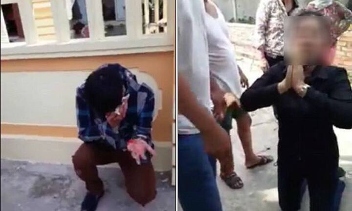 Nghi dùng thuốc mê cướp tài sản, đôi nam nữ bị người dân vây đánh