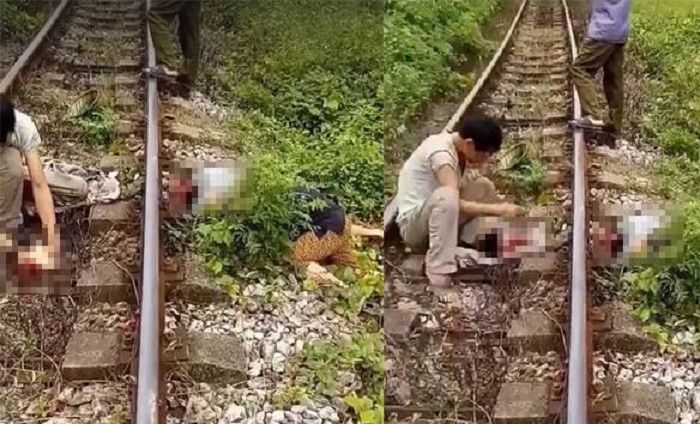 Băng qua đường sắt, người đàn ông bị tàu hoả cán chết thương tâm