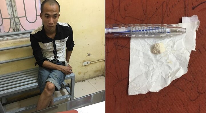 Phóng nhanh, vượt ẩu trên đường, kẻ mang ma túy bị cảnh sát 141 tóm gọn