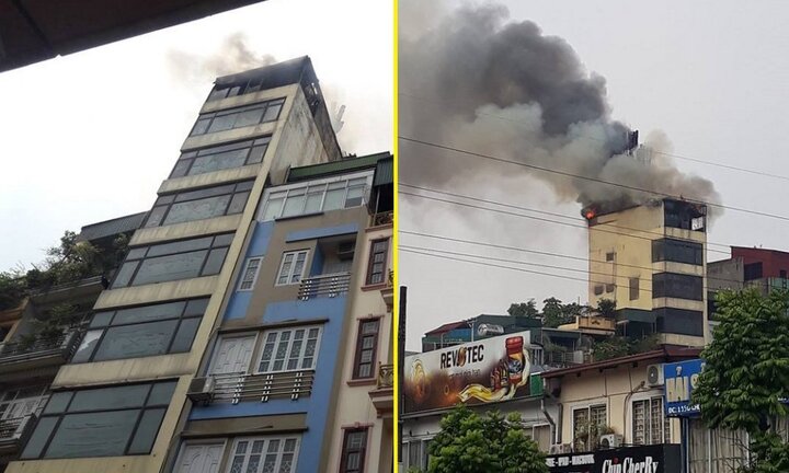 Cháy lớn ngôi nhà 9 tầng ở phố Hào Nam, Hà Nội: Chủ nhà đốt vàng mã rồi bỏ đi