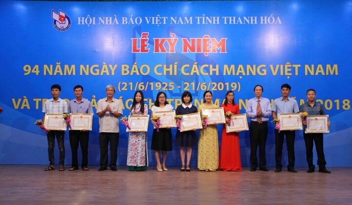 Báo điện tử VTC News đoạt Giải C Giải báo chí tỉnh Thanh Hóa năm 2018