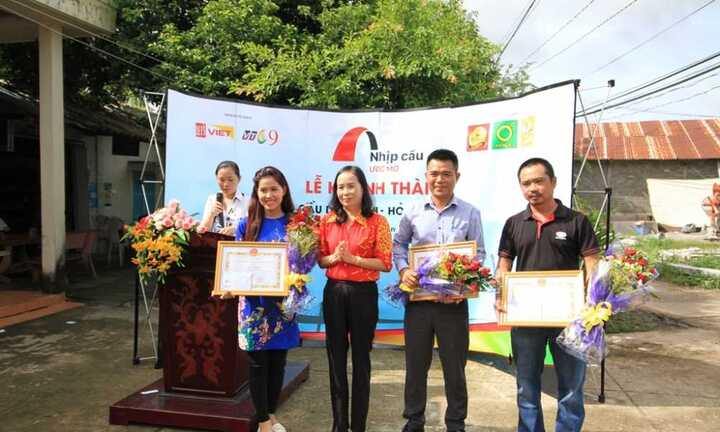 Khánh thành cây cầu dây văng nhân đạo thứ 10 tại Sóc Trăng