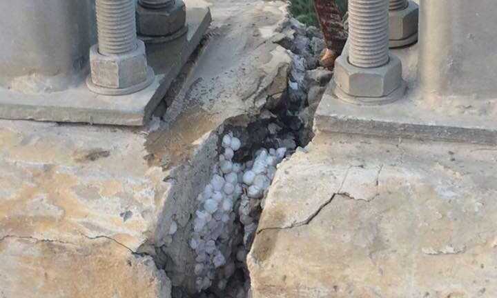 Thực hư thông tin cầu vượt giữa thủ đô lộ xốp trong bê tông