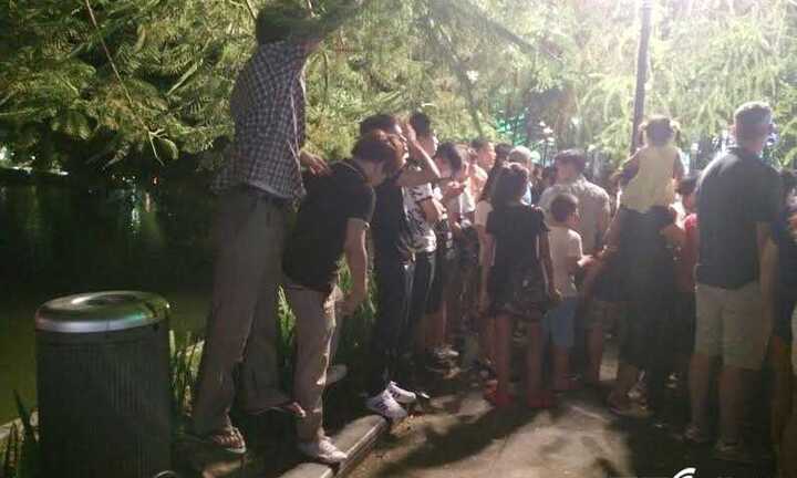 Hình ảnh chưa đẹp trong đêm đầu tiên trên phố đi bộ quanh Hồ Gươm