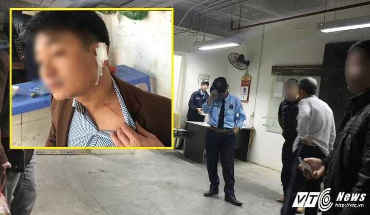 Cư dân chung cư và bảo vệ đánh nhau đổ máu