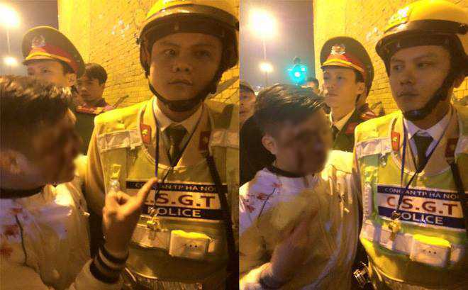 Cho rằng bị truy đuổi, nam thanh niên đôi co với CSGT