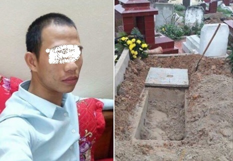 Xưng quản trang, tự ý đào mộ người vừa chết tìm tiền, vàng
