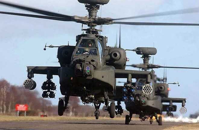 Mỹ lần đầu tiên sử dụng trực thăng Apache tấn công IS